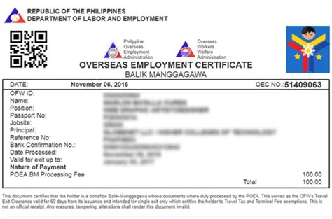 oec appointment nueva ecija|How to Get the Overseas Employment Certificate (OEC) for OFWs 2024 .